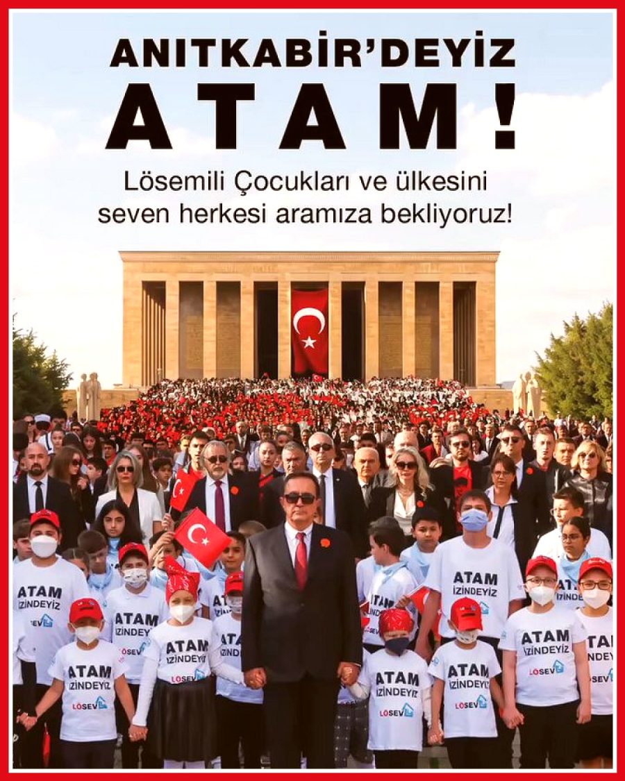 LÖSEV bu yıl da Anıtkabir'de anma törenine katıldı