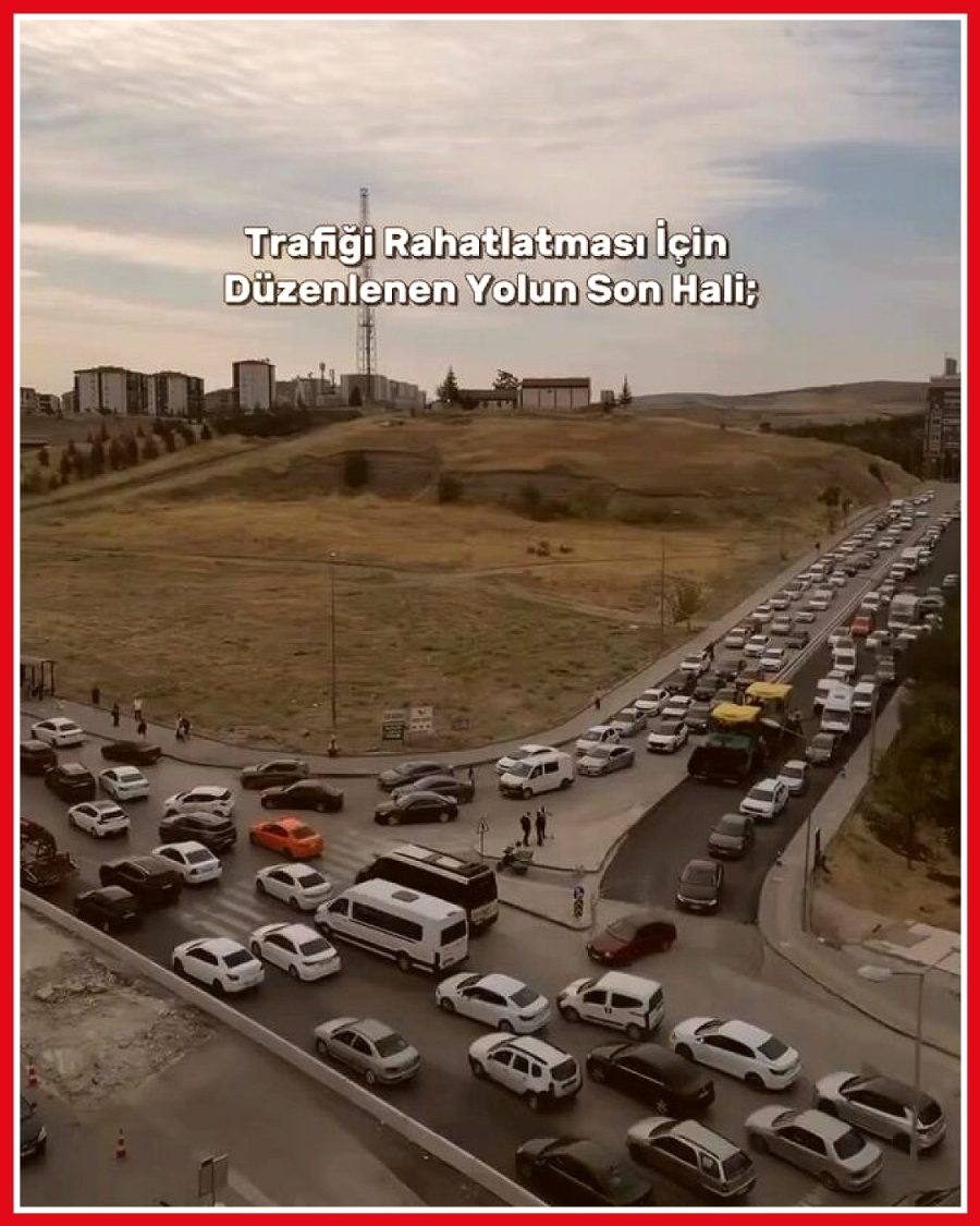 Etimesgut'ta Korkut Ata Kavşağı'ndaki yeni trafik düzenlemesi tepki