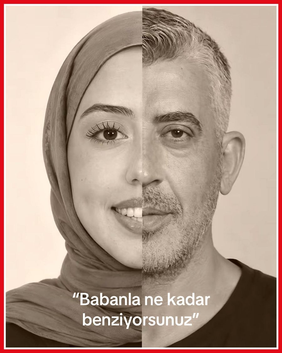 Bir kadının anne ve babasıyla benzerliği üzerine bir inceleme