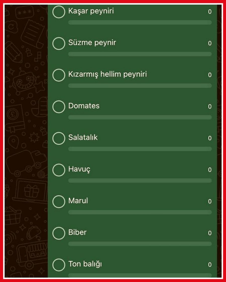 İki arkadaş, WhatsApp anketiyle parkta yemek menüsü oluşturdu