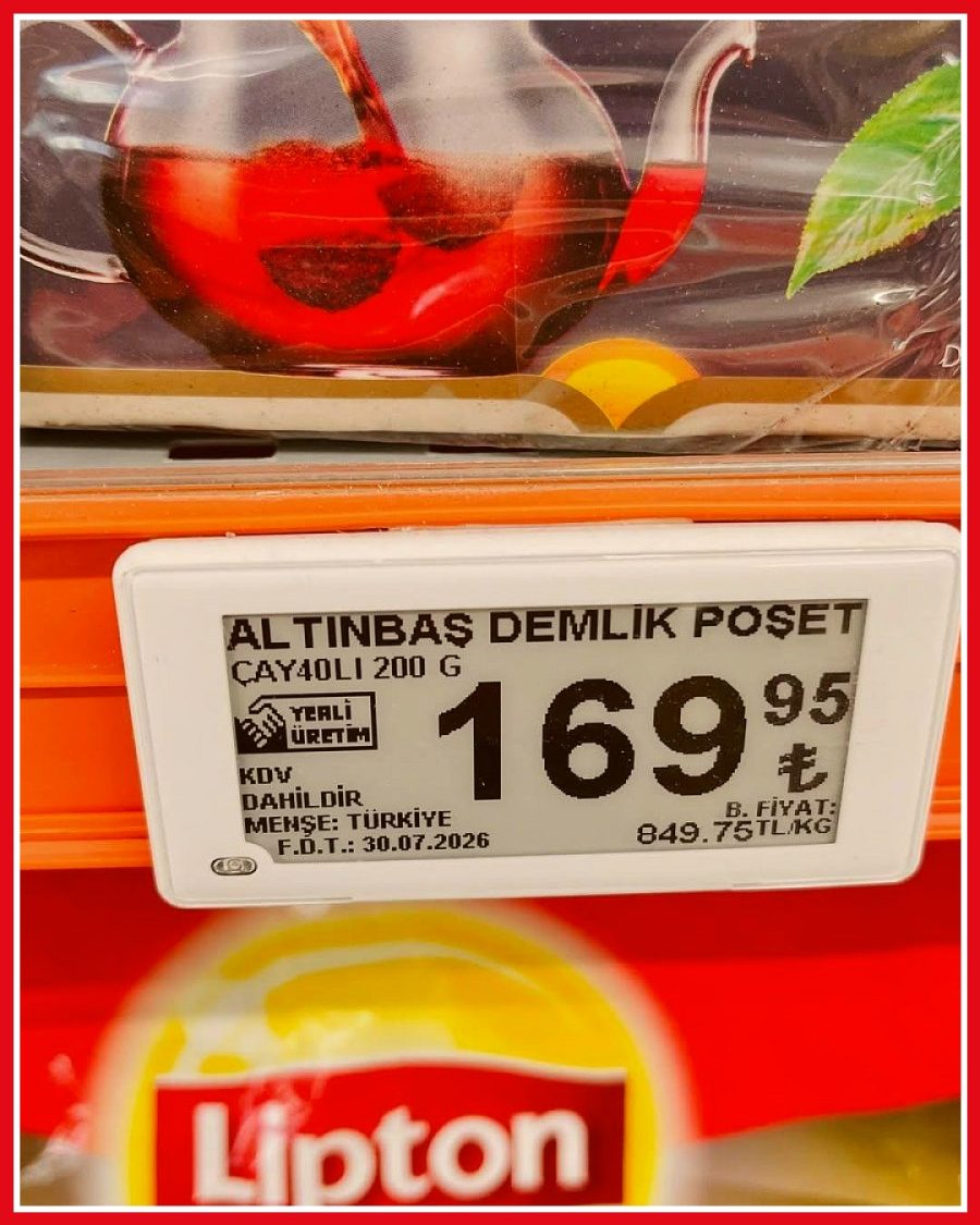 Aynı ürün iki markette farklı fiyatlarla satılıyor: 169,95 TL ve 129,95 TL