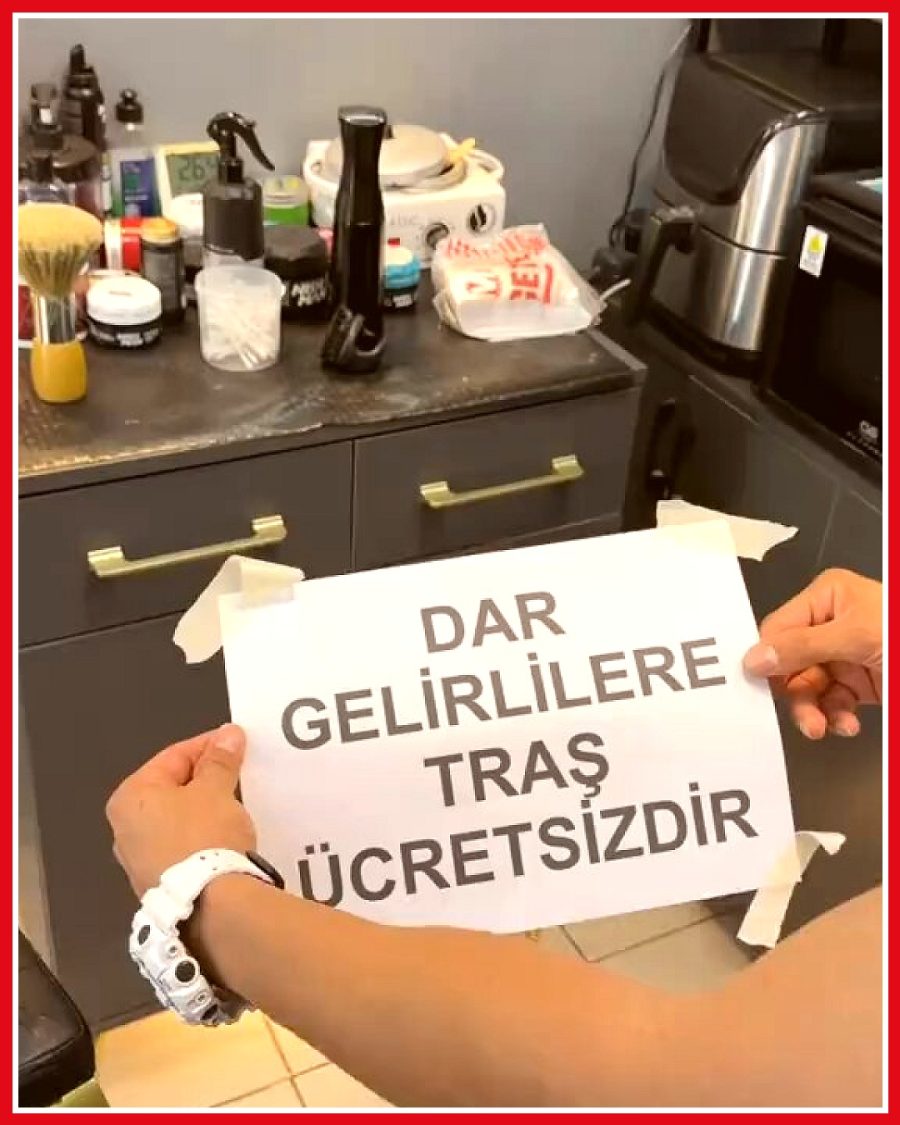 Berberin sosyal medya paylaşımına gelen yorum dikkat çekti
