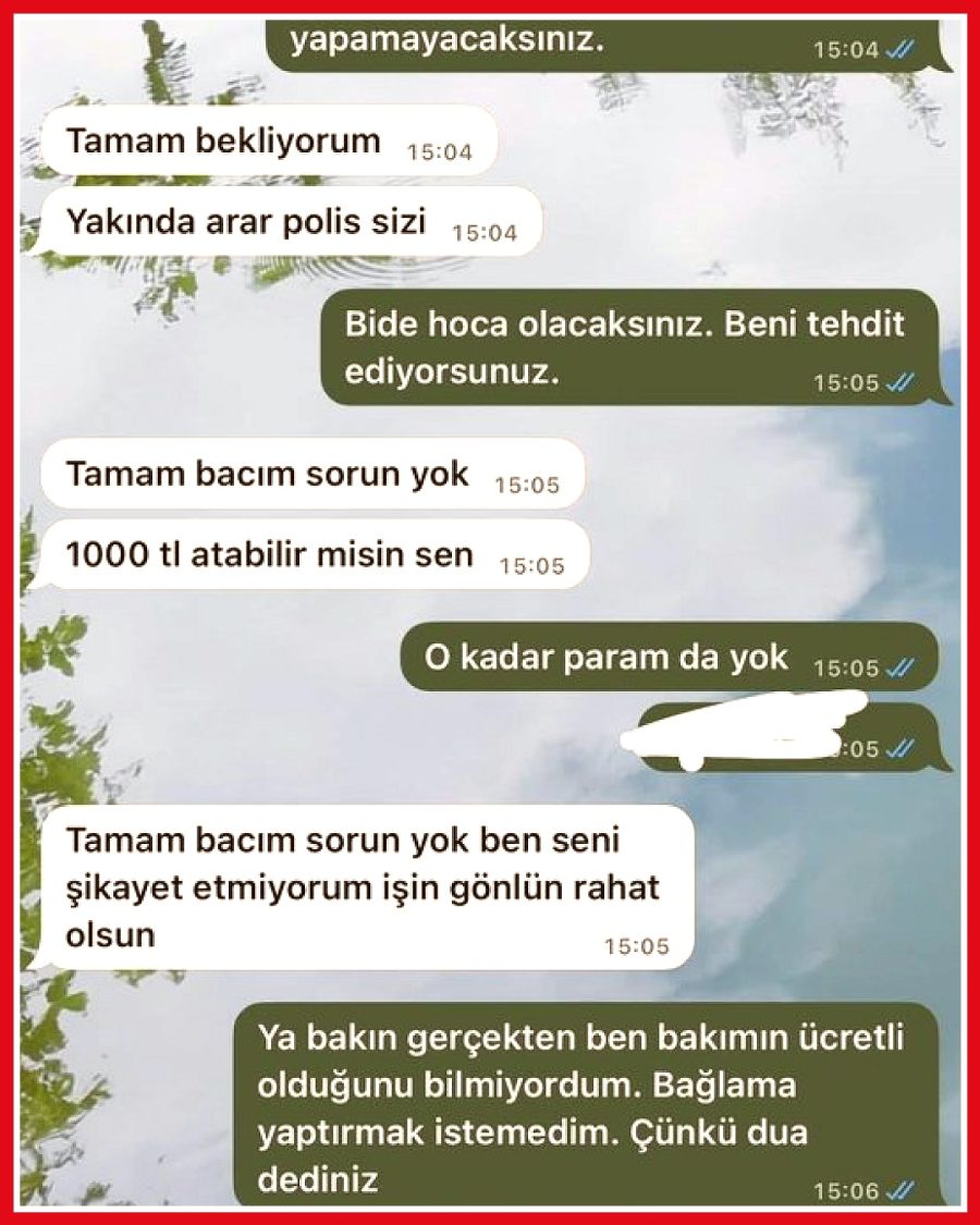 Sosyal medyada sahte hoca tehditlerine karşı vatandaş protesto