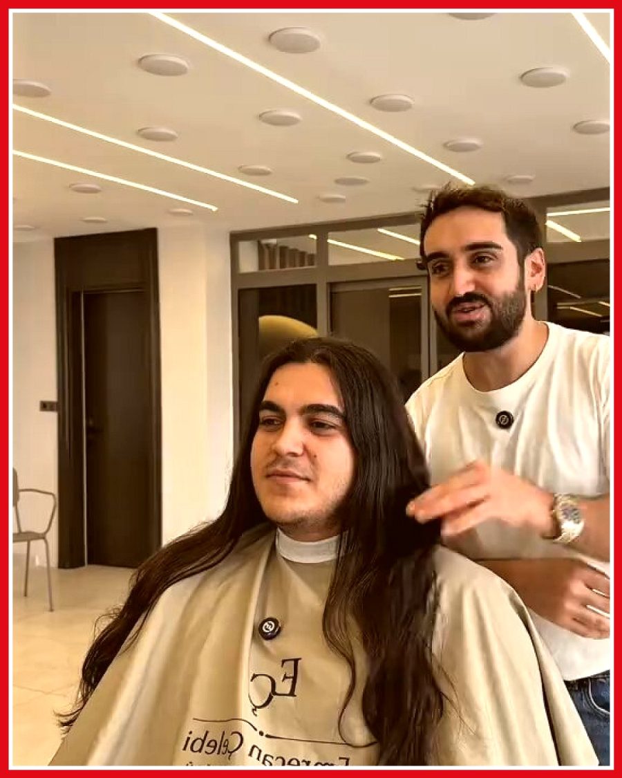 Genç, yıllardır uzattığı saçlarını radikal bir kararla kestirdi