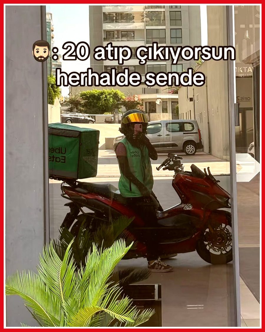 Kurye, bir günde teslim ettiği paket sayısını paylaştı