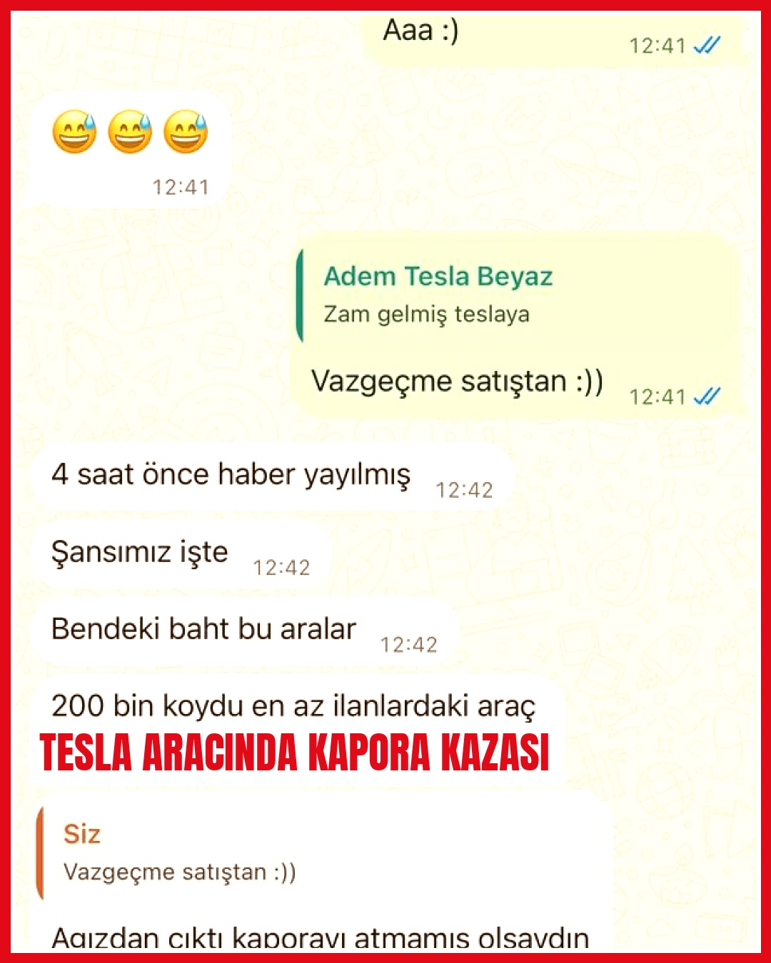 Satışta Tesla aracına kapora aldıktan sonra fiyat artışı