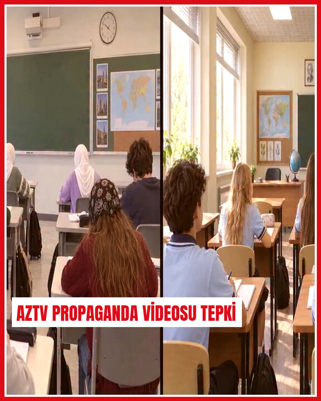 AzTV'de yayımlanan dini değerleri aşağılayan propaganda videosu geniş