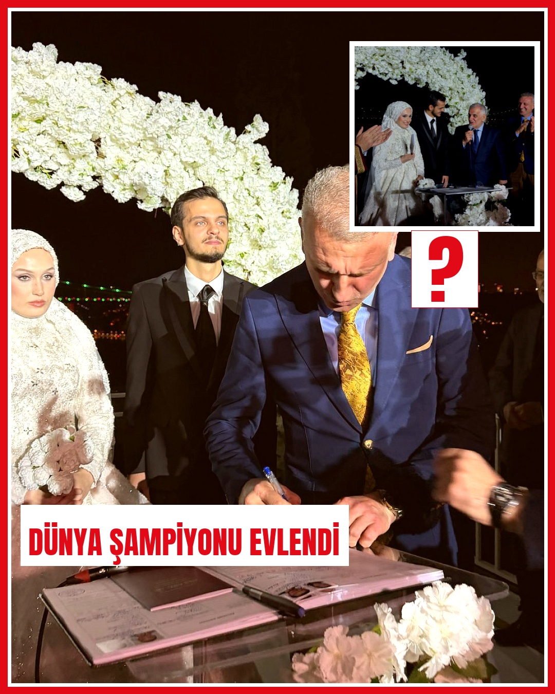 Wushuda dünya şampiyonu Necmettin Erbakan Akyüz dünyaevine girdi