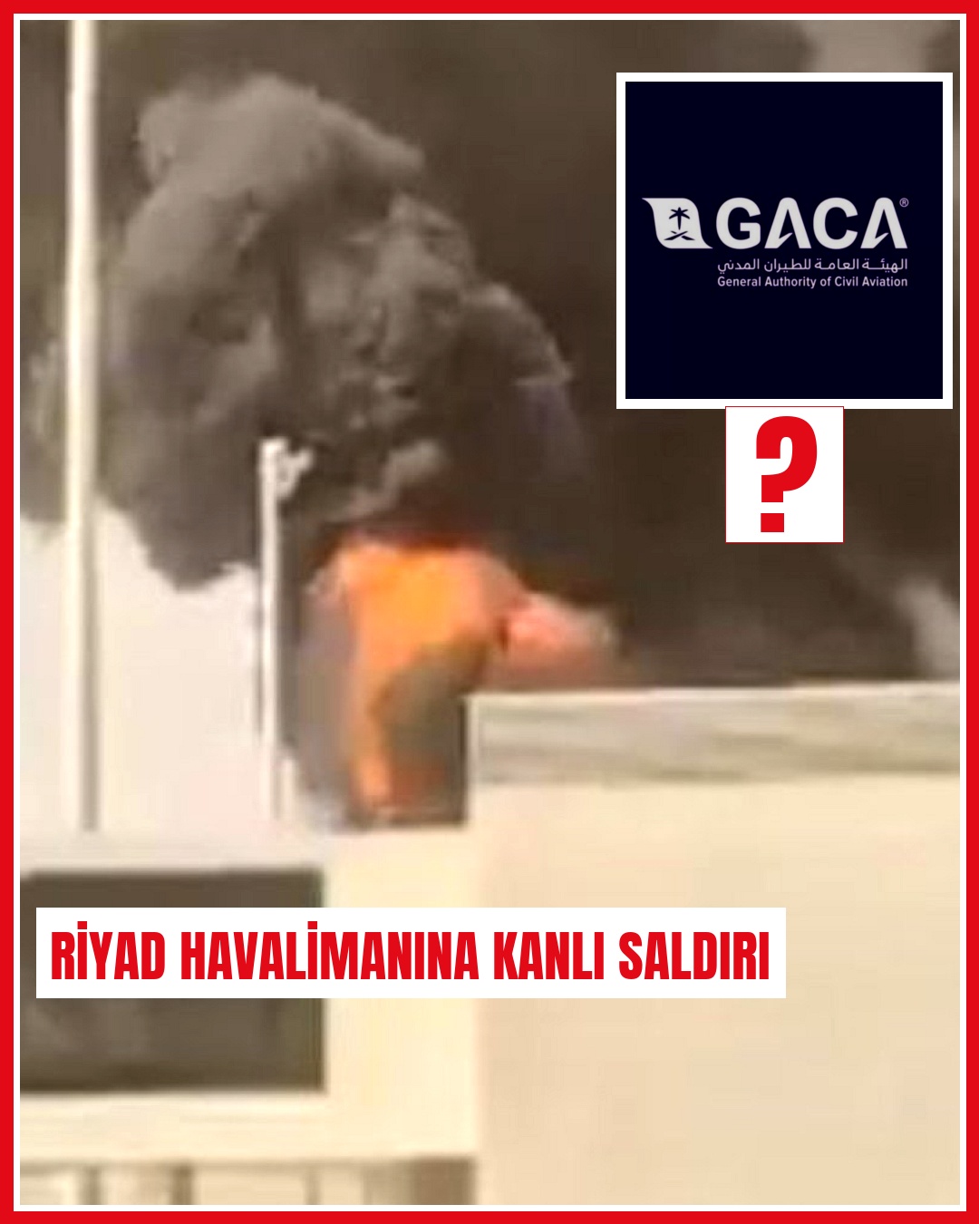 Riyad Kral Halid Uluslararası Havalimanı saldırısında 1 kişi