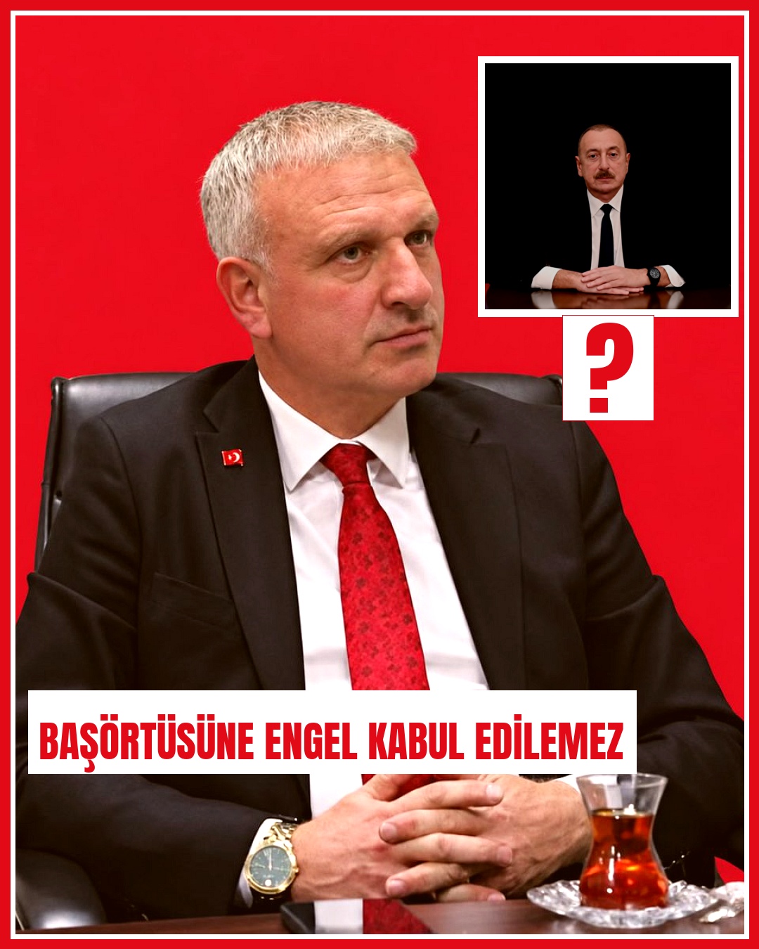 Cumhurbaşkanı Başdanışmanı Oktay Saral'dan Azerbaycan'daki başörtüsü yasağına tepki