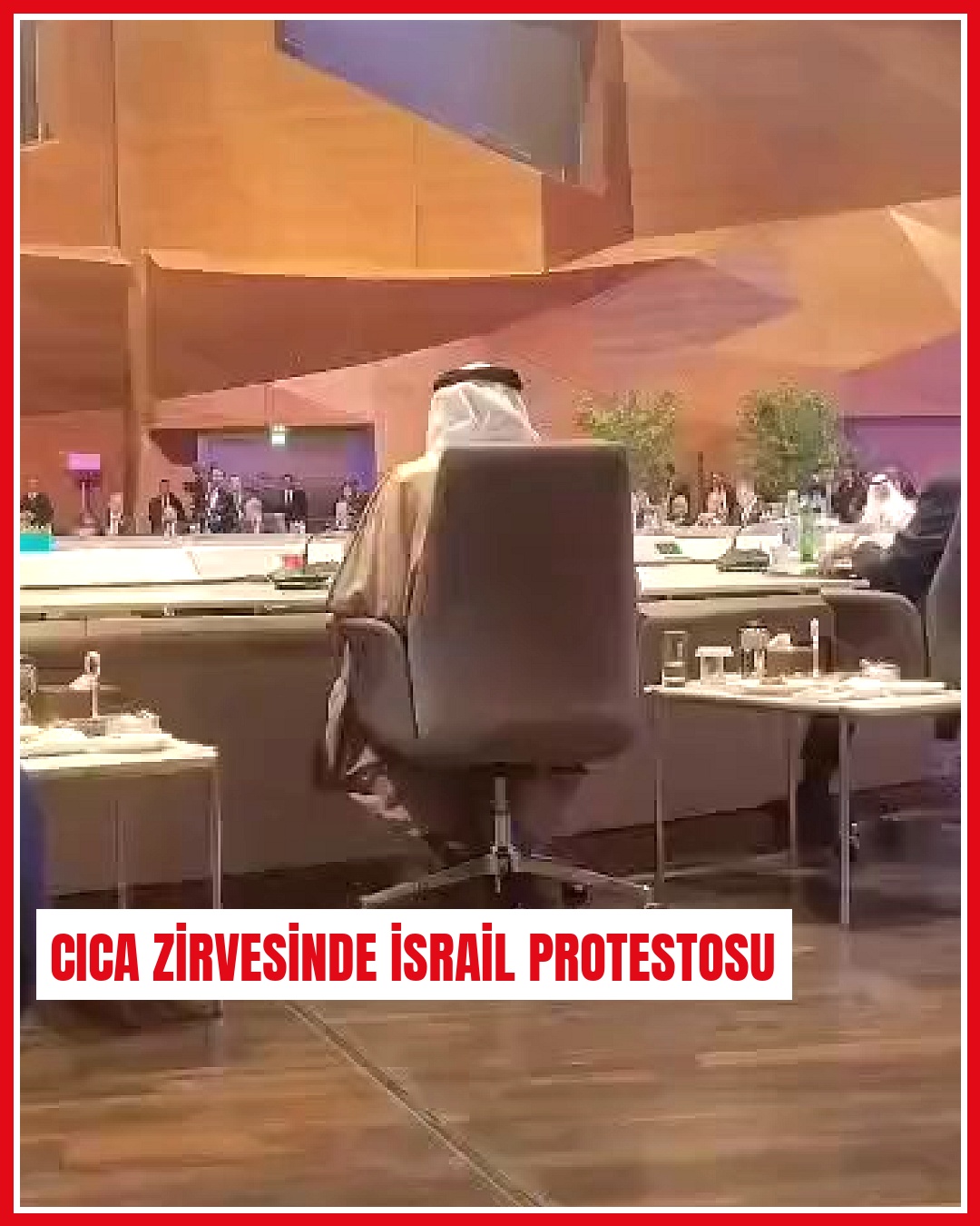 CICA Zirvesinde 12 heyet İsrail Cumhurbaşkanı Herzogun konuşmasını