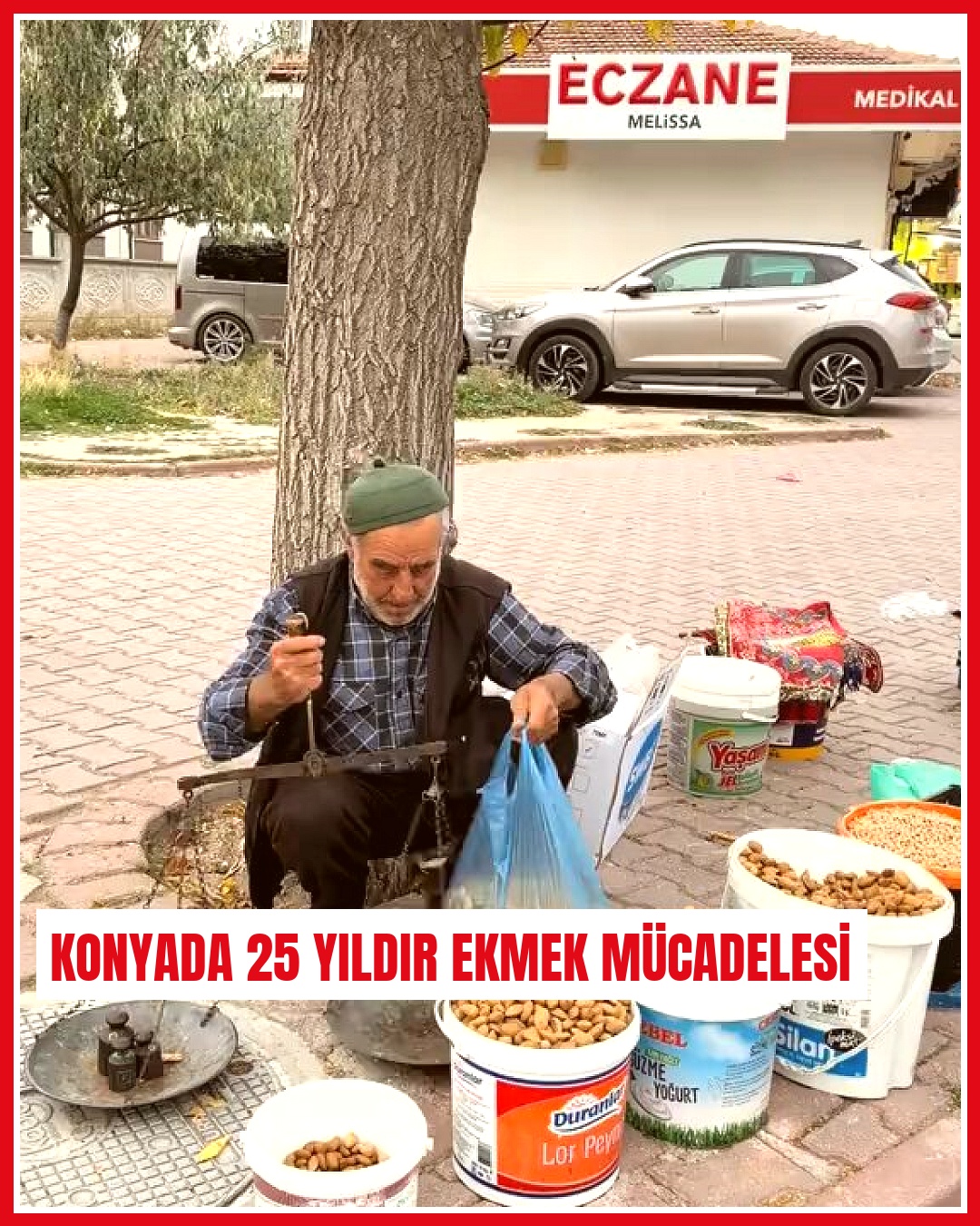 Konya'da 25 yıllık okkasıyla geçimini sağlayan esnafın hikayesi
