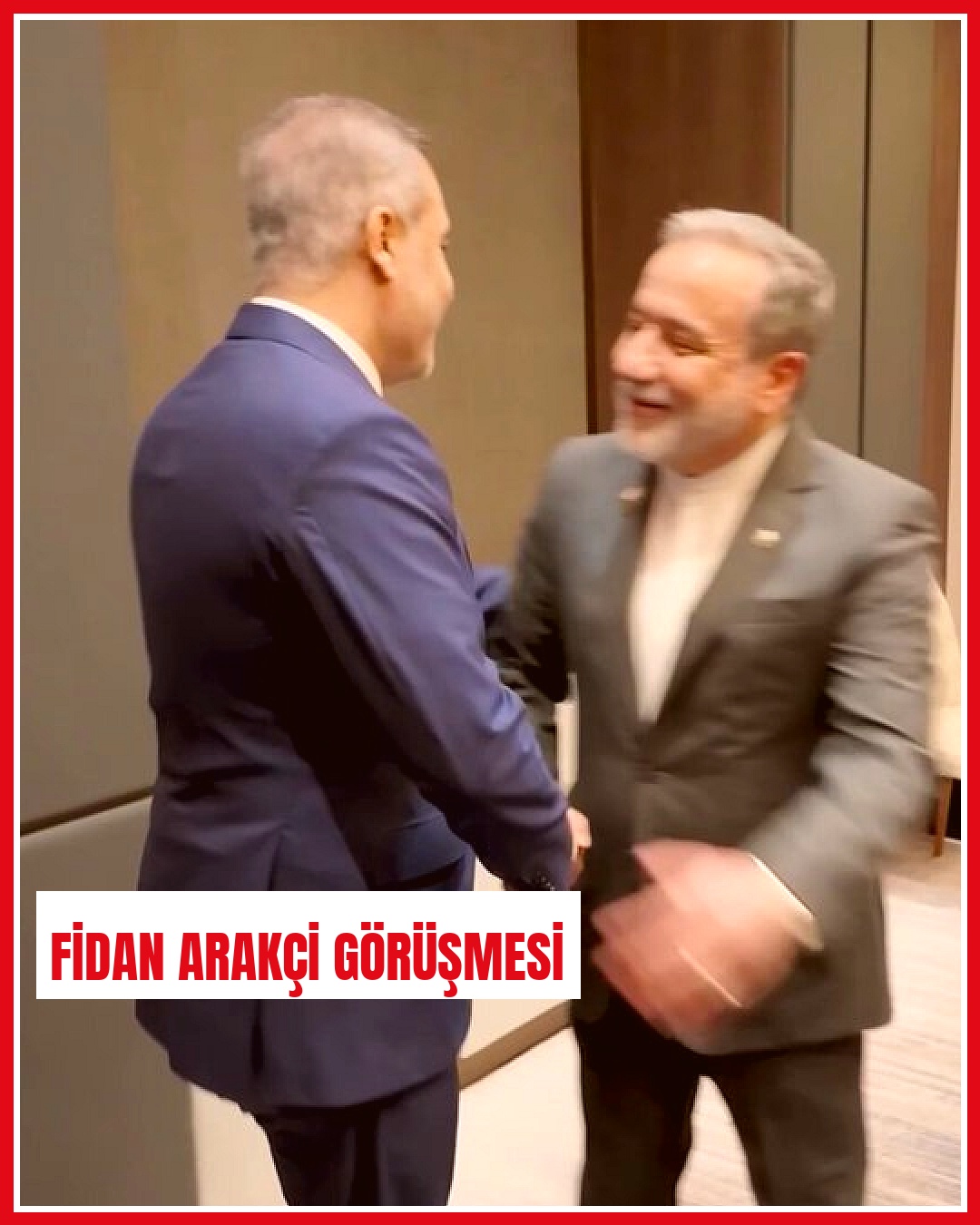 Dışişleri Bakanı Hakan Fidan Bağdat’ta İran Dışişleri Bakanı