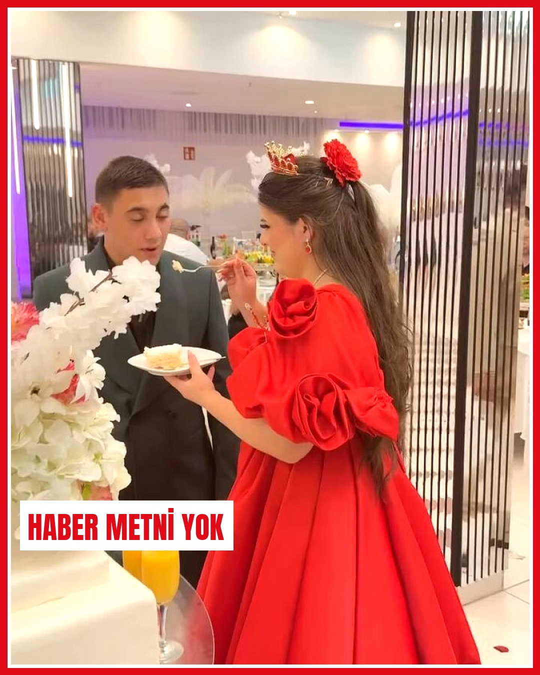 Her detayı analizlik olan düğün