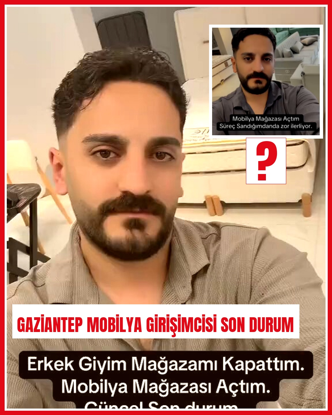 Gaziantep'te giyimden mobilyaya geçen girişimci