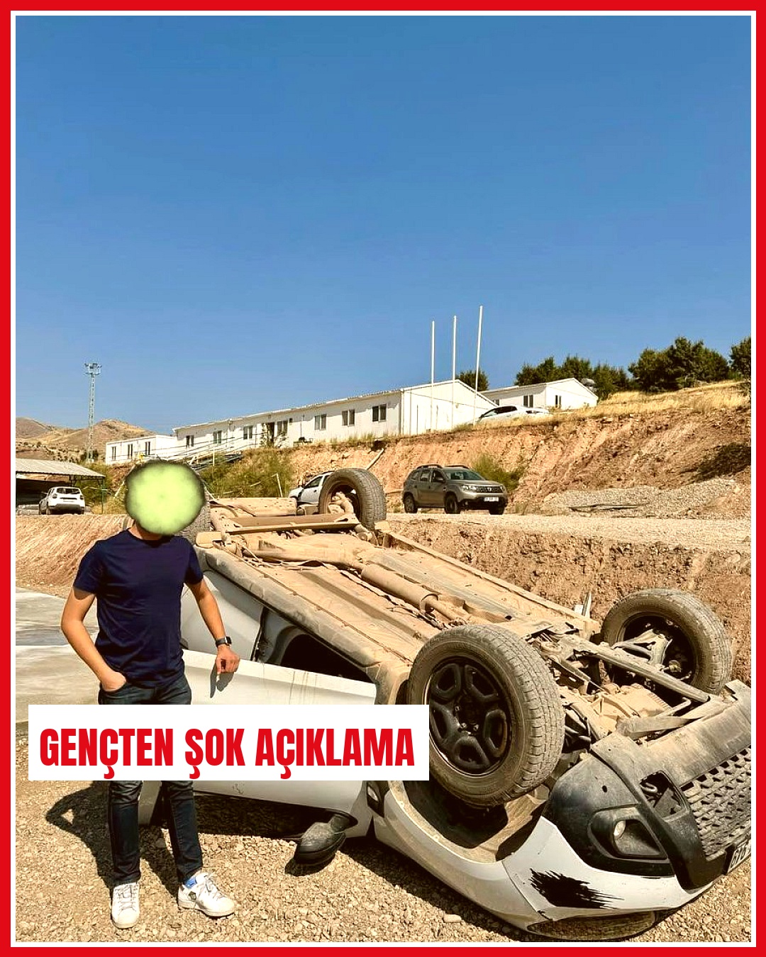 Genç sürücü kaza sonrası yaşadığı durumu değerlendirdi