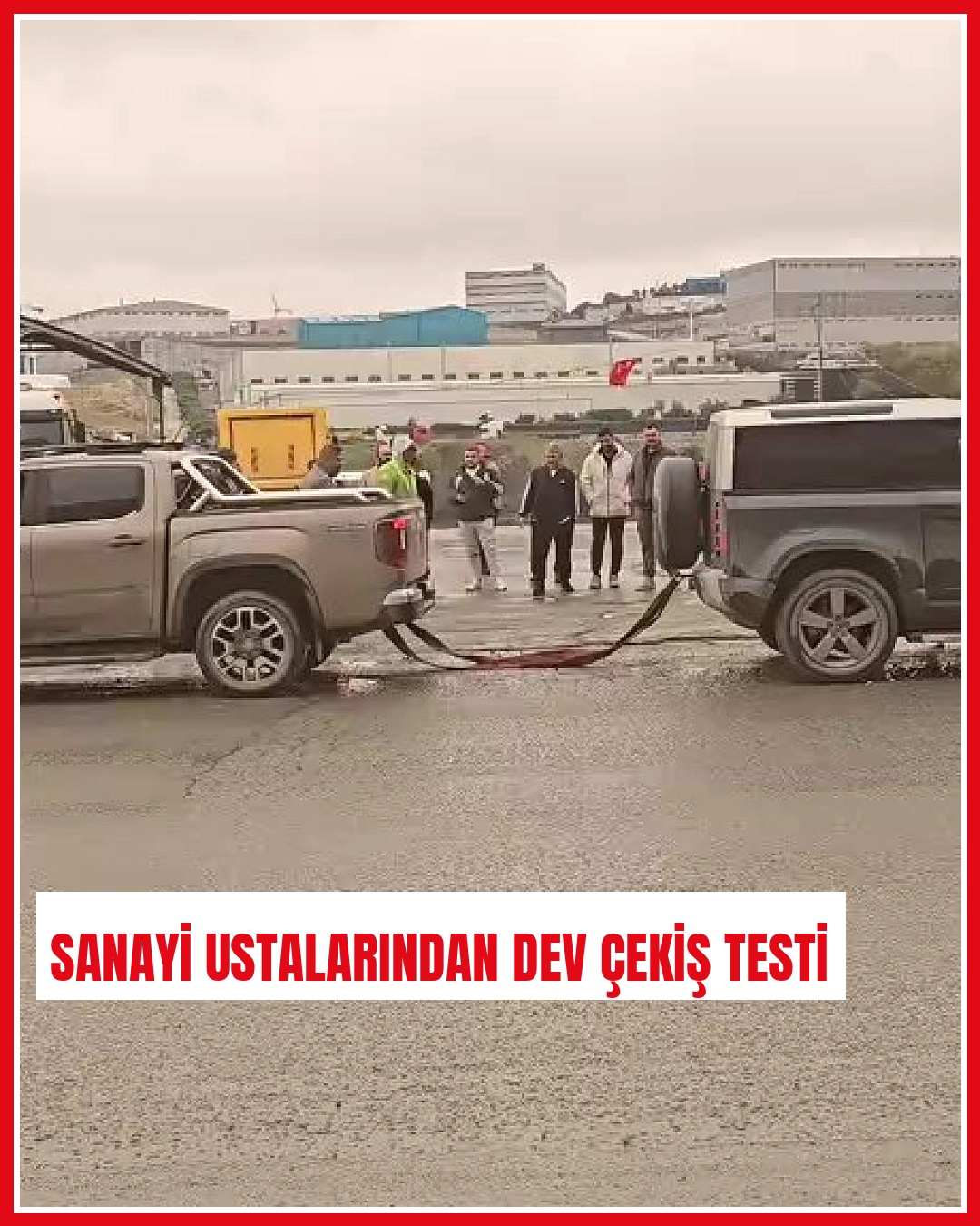 İstanbul'da Amarok ile Defender çekiş testinde karşı karşıya