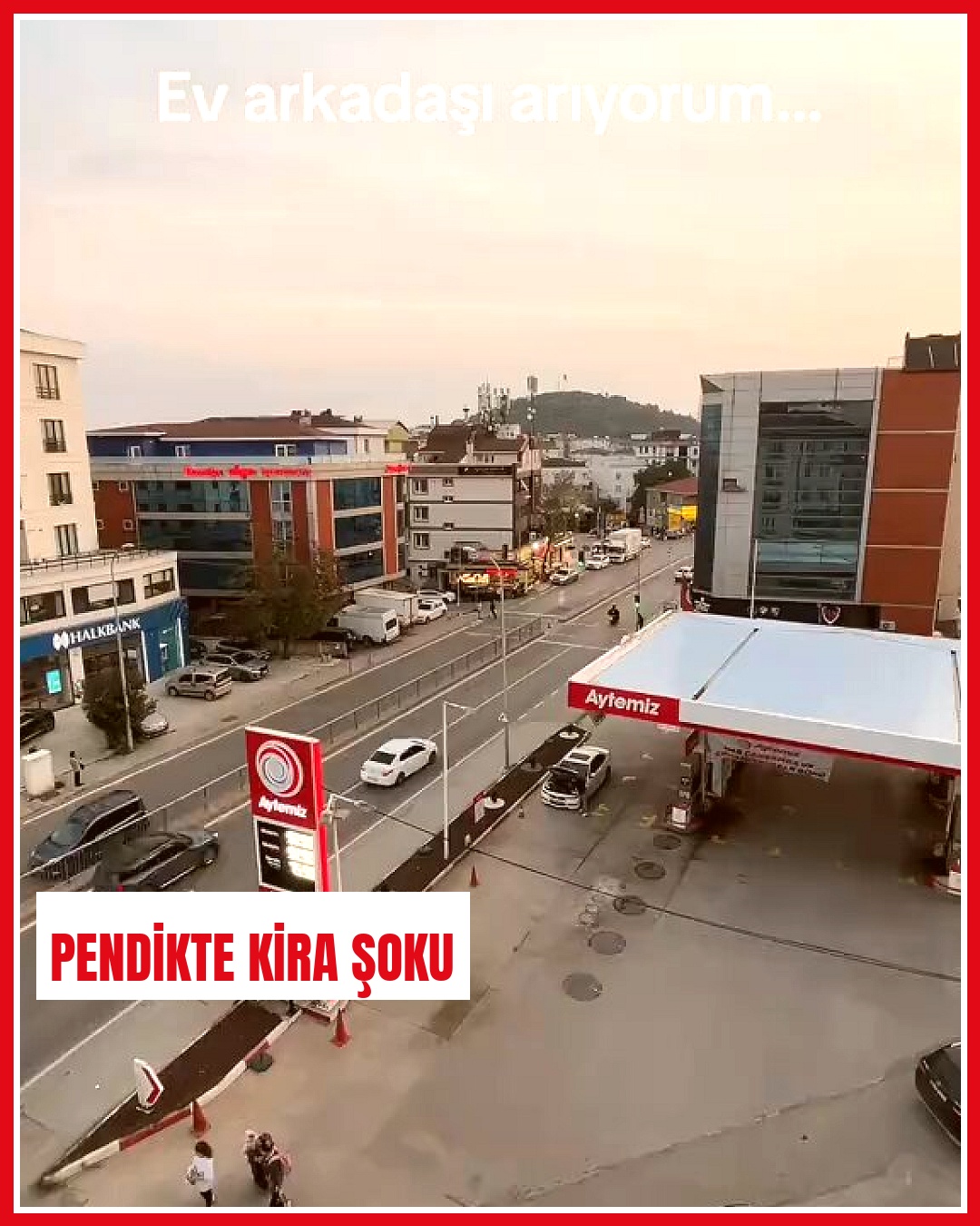 Pendik'te bir vatandaş ekonomik nedenlerle 2+1 evinin odasını