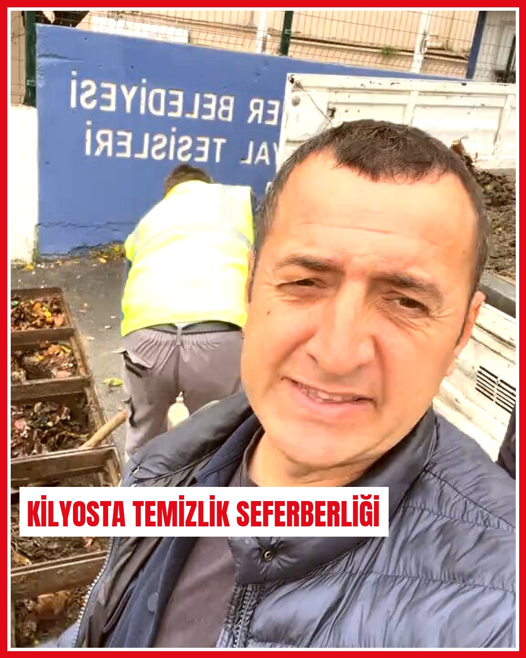 Kilyos Mahallesi Muhtarı, mazgalları temizleyerek mahalle sakinlerine gösterdi