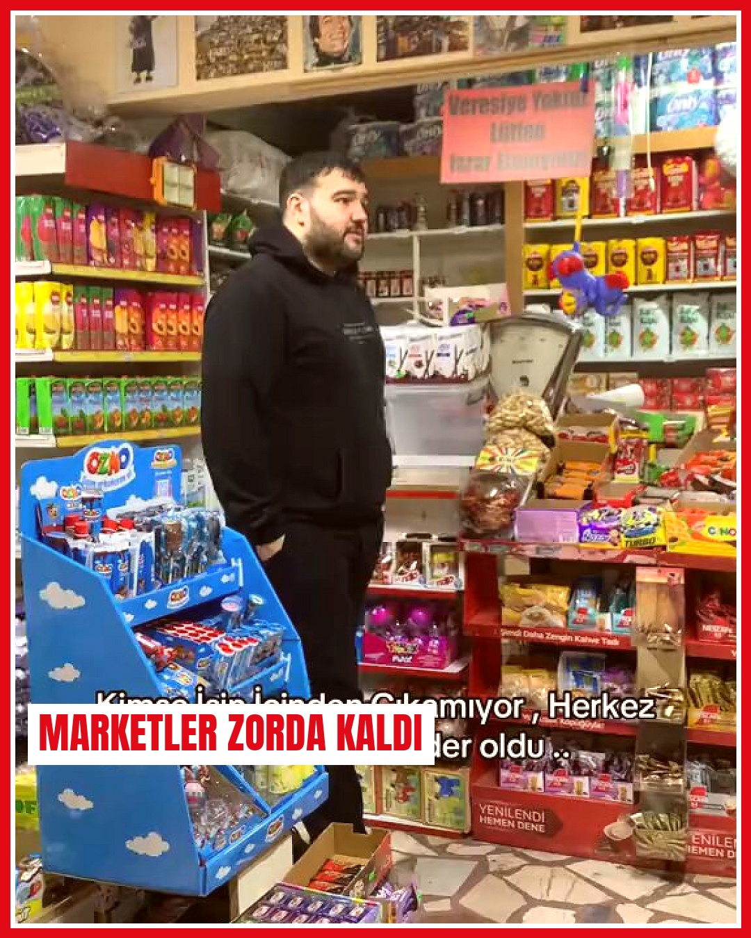 Market işletmecisi sektördeki zorlukları ve belirsizlikleri dile getirdi
