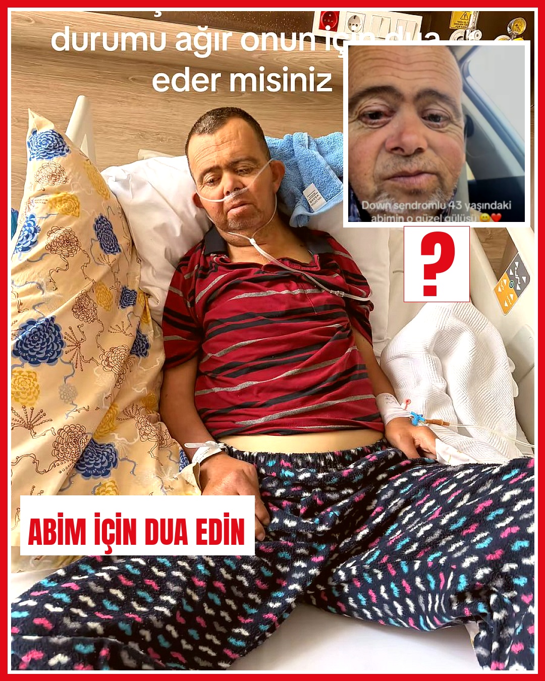 Down sendromlu abisinin gülüşlerini paylaşan kadın, dua talep